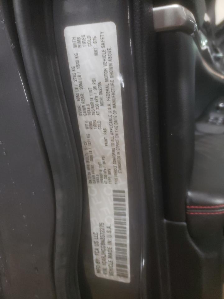 2022 JEEP GRAND CHEROKEE TRAILHAWK VIN:1C4RJHCG8N8572275