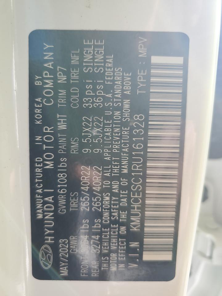 2024 GENESIS GV80 BASE VIN:KMUHCESC1RU161328