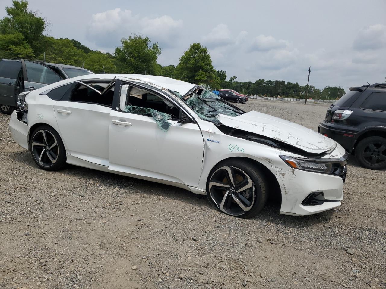 2022 HONDA ACCORD HYBRID SPORT VIN:1HGCV3F21NA043872