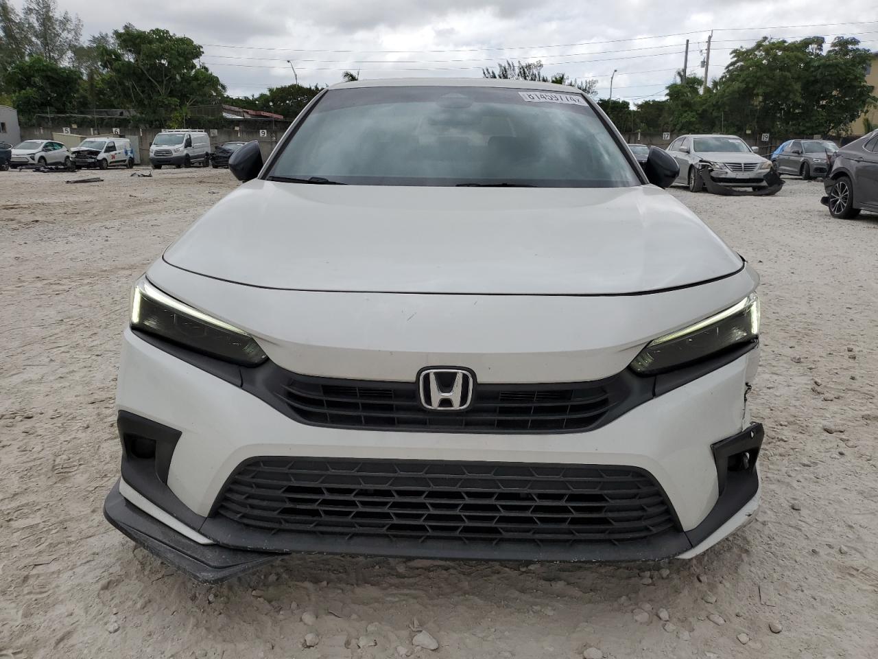 2022 HONDA CIVIC SPORT VIN:2HGFE2F56NH584497