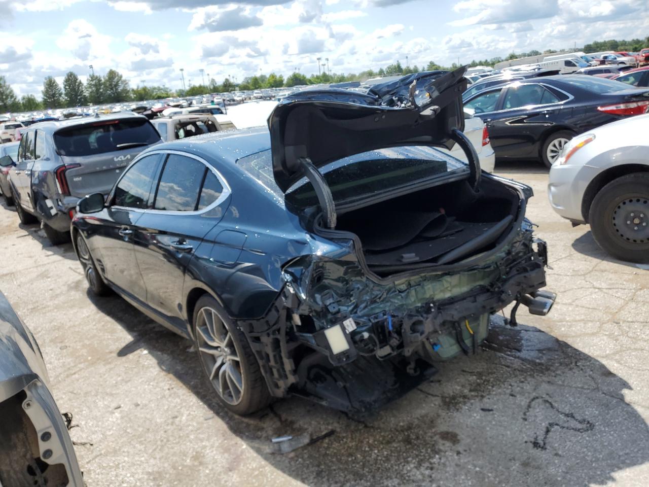 2022 GENESIS G70 BASE VIN:KMTG34TA9NU091742