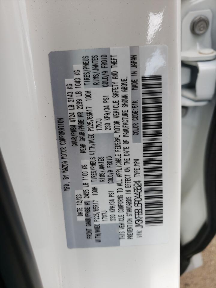 2024 MAZDA CX-5 SELECT VIN:JM3KFBBL6R0446524