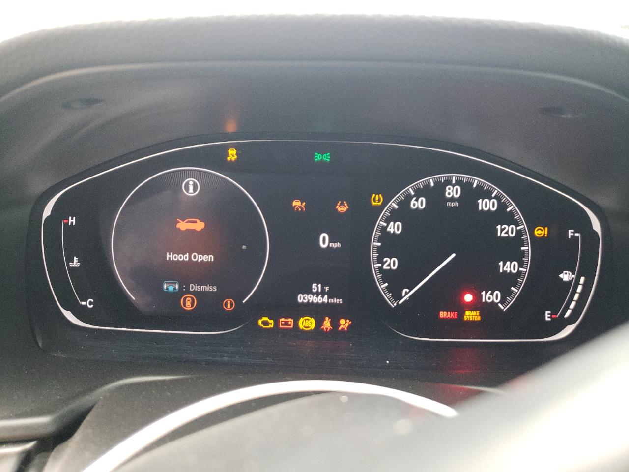 2022 HONDA ACCORD LX VIN:2T1BURHE8KC153784