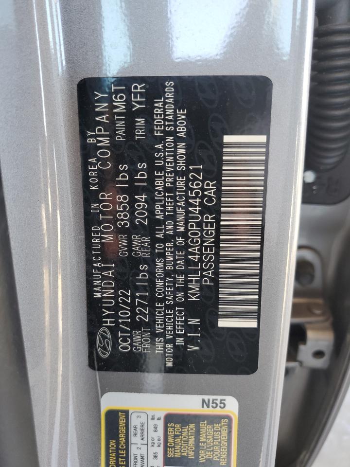 2023 HYUNDAI ELANTRA SE VIN:KMHLL4AG0PU445621