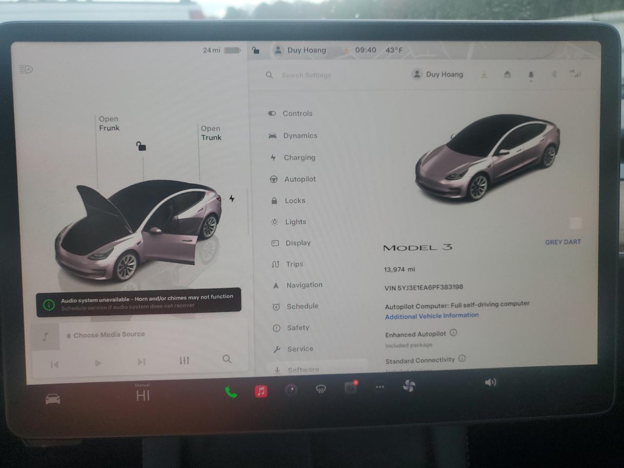 2023 TESLA MODEL 3  VIN:5YJ3E1EA6PF383198