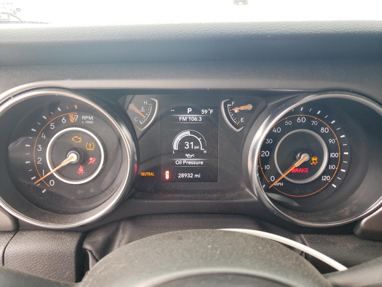 2022 JEEP WRANGLER SPORT VIN:1C4GJXAG2NW173555
