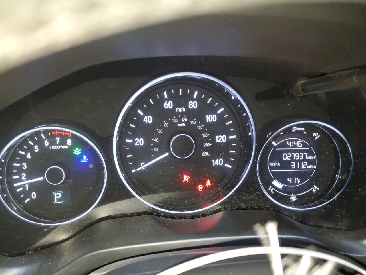 2022 HONDA HR-V SPORT VIN:3CZRU6H16NM760136