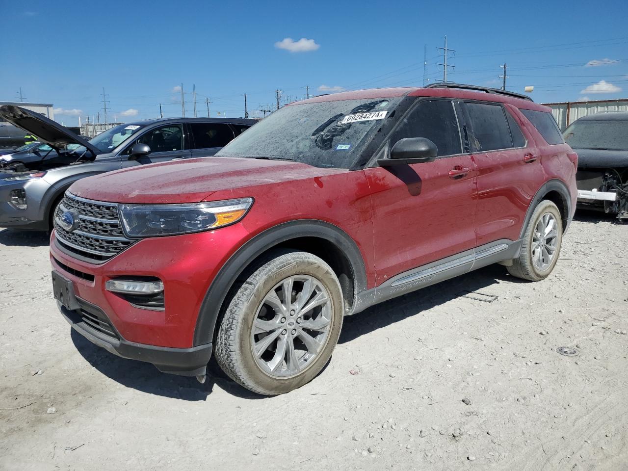 2022 FORD EXPLORER XLT VIN:1FMSK7DH8NGC07581