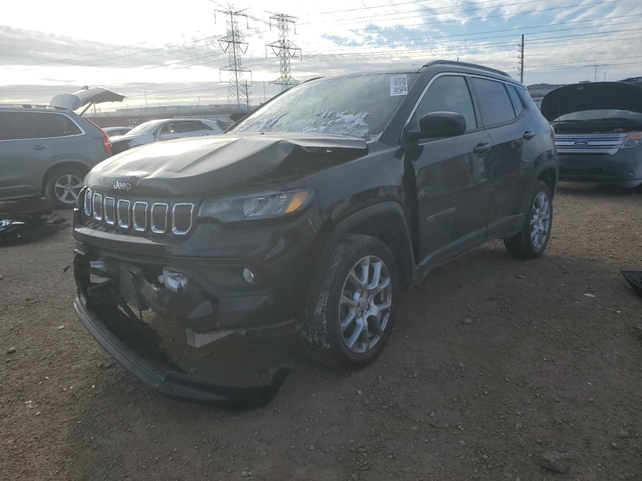2022 JEEP COMPASS LATITUDE LUX VIN:3C4NJDFBXNT203149