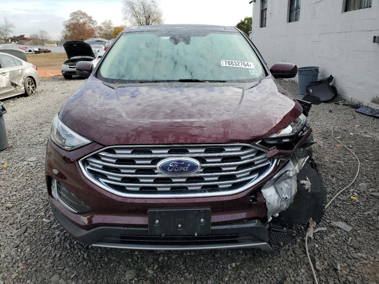 2022 FORD EDGE SEL VIN:2FMPK4J91NBA70783