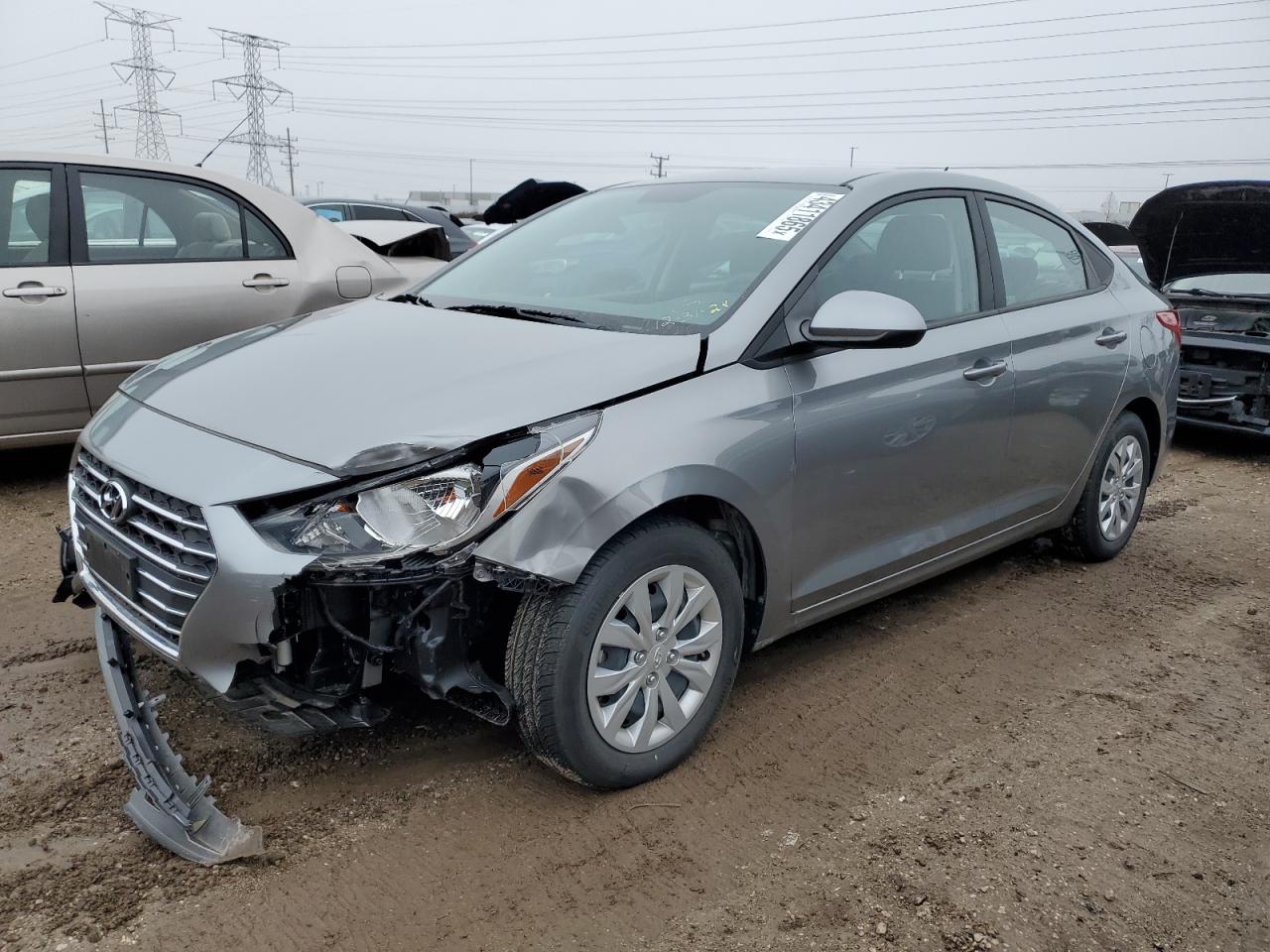 2022 HYUNDAI ACCENT SE VIN:3KPC24A61NE167905