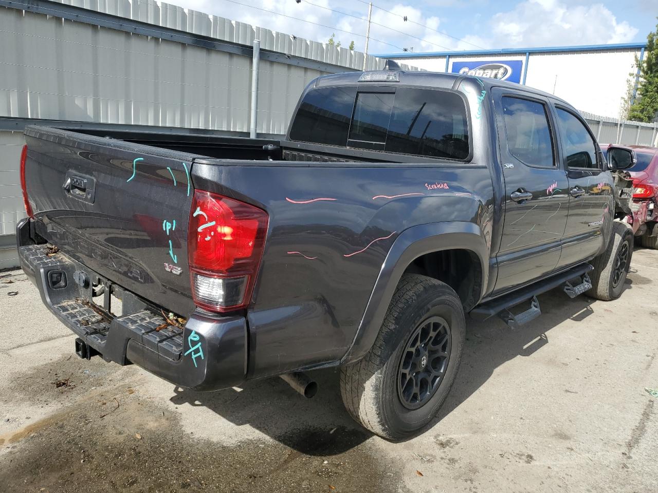 2022 TOYOTA TACOMA DOUBLE CAB VIN:3TMAZ5CN9NM169162