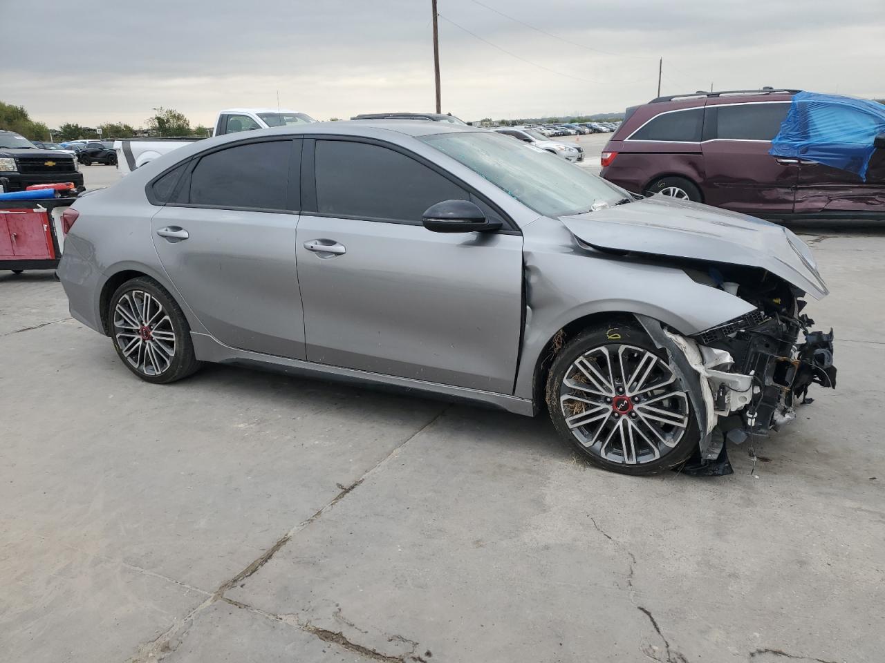 2022 KIA FORTE GT VIN:3KPF44AC2NE424244
