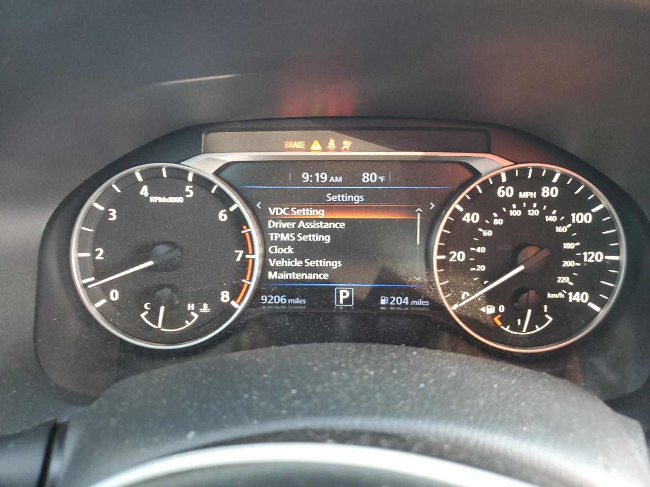 2024 NISSAN ALTIMA SR VIN:1N4BL4CV6RN329807