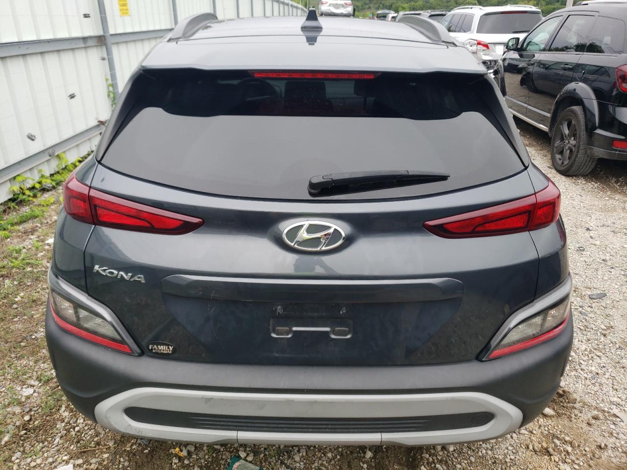 2022 HYUNDAI KONA SEL VIN:KM8K62AB1NU762557