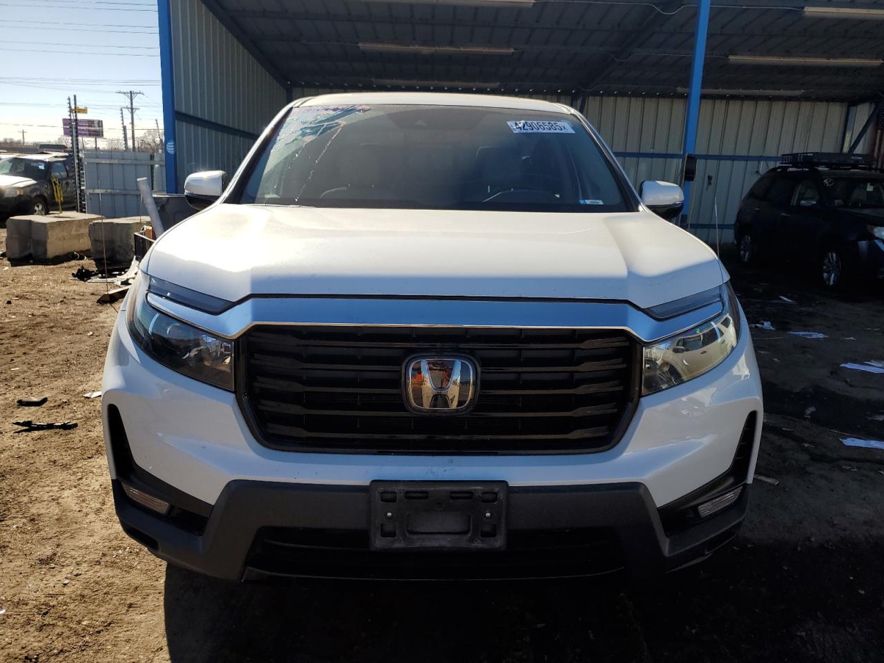 2022 HONDA RIDGELINE RTL VIN:5FPYK3F76NB034284