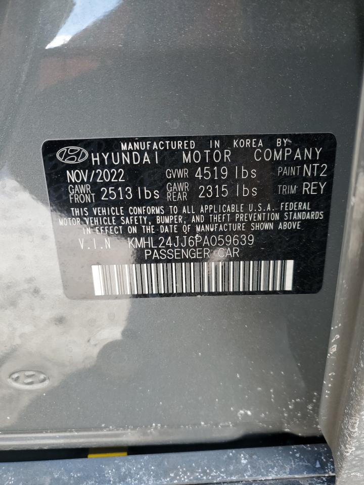 2023 HYUNDAI SONATA HYBRID VIN:KMHL24JJ6PA059639