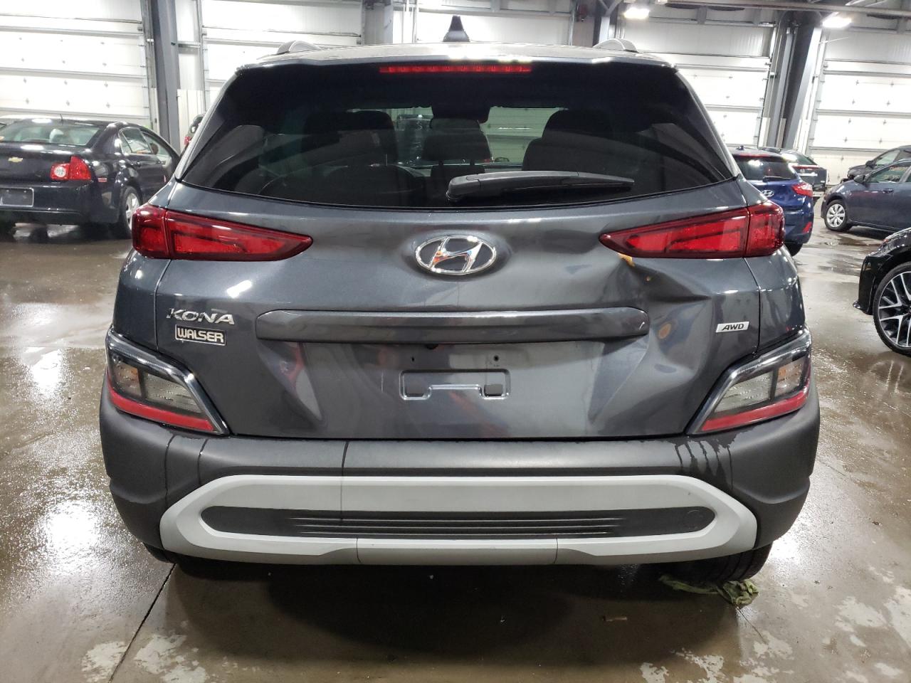2022 HYUNDAI KONA SEL VIN:KM8K6CAB8NU782620