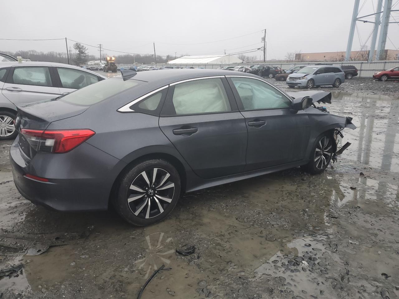 2022 HONDA CIVIC EX VIN:JHMFE1F73NX001291
