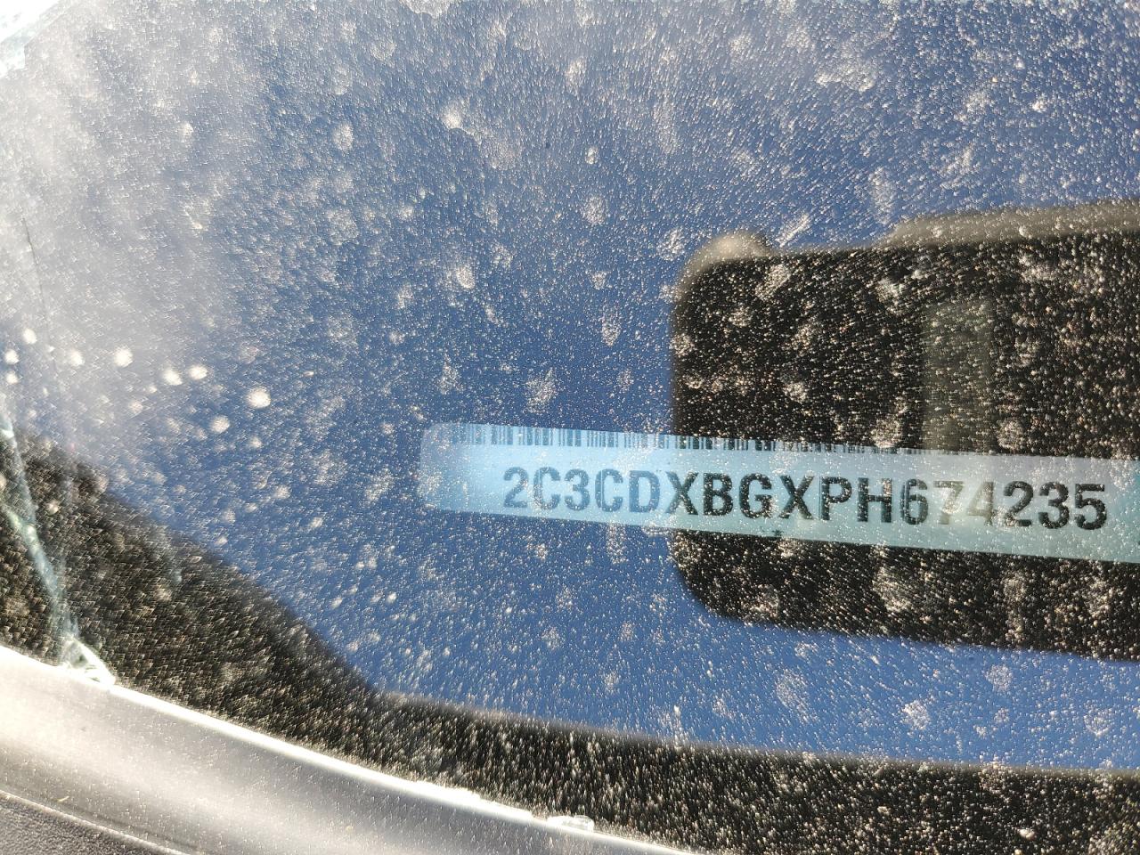 2023 DODGE CHARGER SXT VIN:2C3CDXBGXPH674235