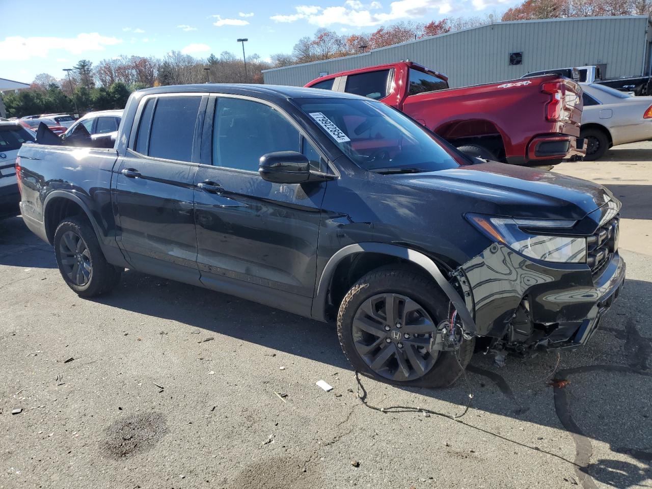 2024 HONDA RIDGELINE SPORT VIN:5FPYK3F16RB029541