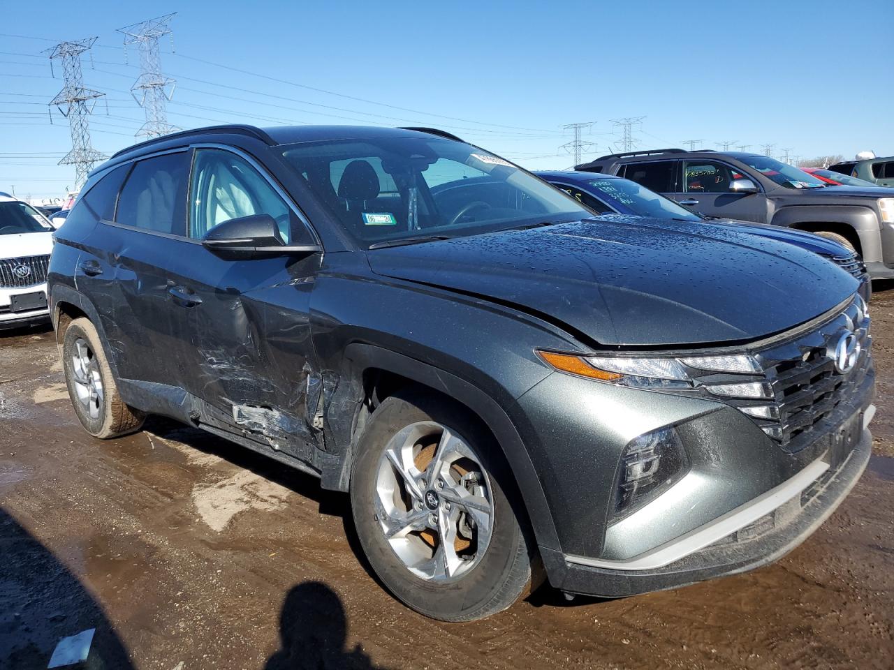 2022 HYUNDAI TUCSON SEL VIN:5NMJBCAE1NH067787