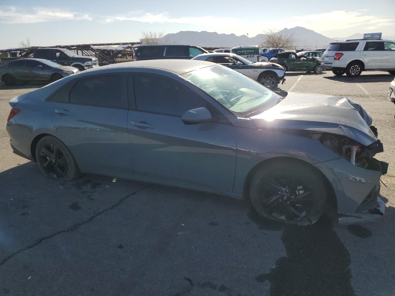 2022 HYUNDAI ELANTRA BLUE VIN:KMHLM4AJ3NU023557