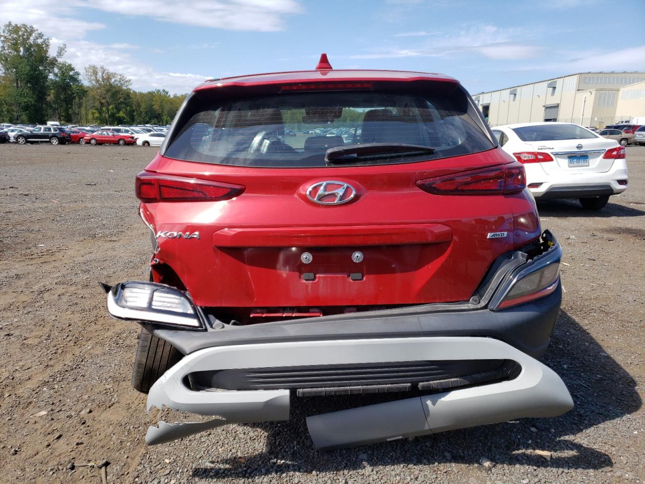 2022 HYUNDAI KONA SEL VIN:KM8K2CAB3NU803837