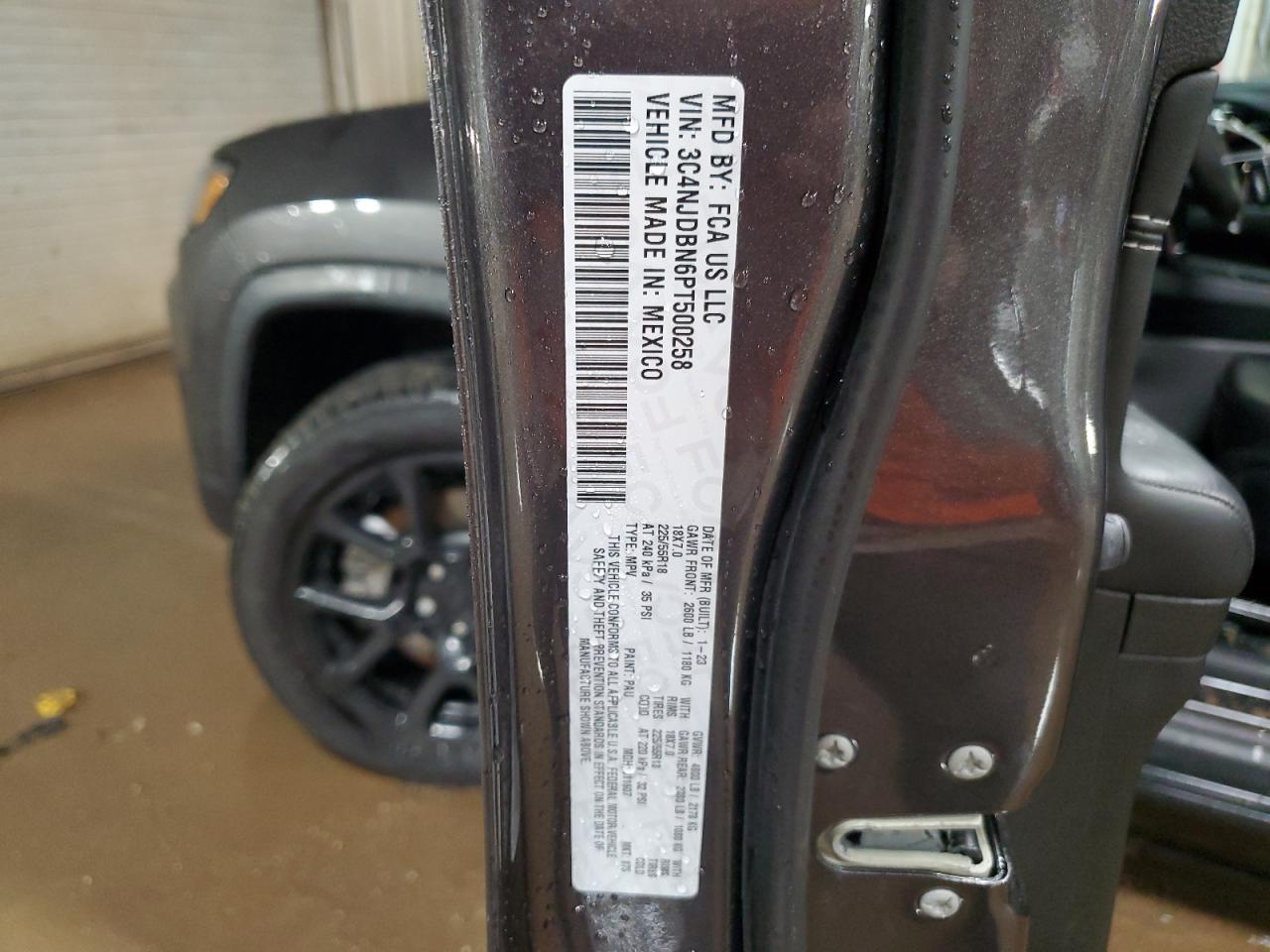 2023 JEEP COMPASS LATITUDE VIN:3C4NJDBN6PT500258