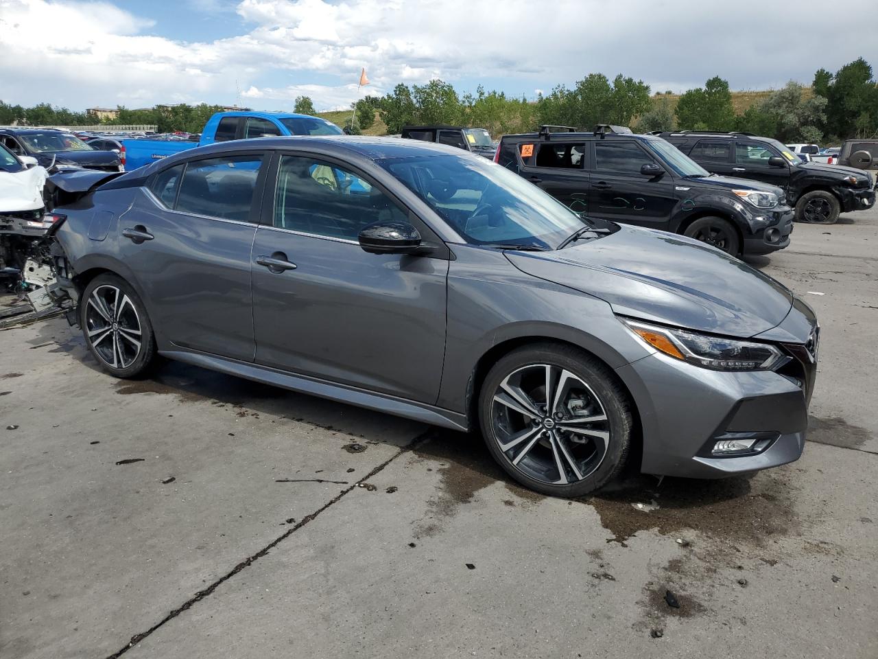 2022 NISSAN SENTRA SR VIN:3N1AB8DV7NY310715