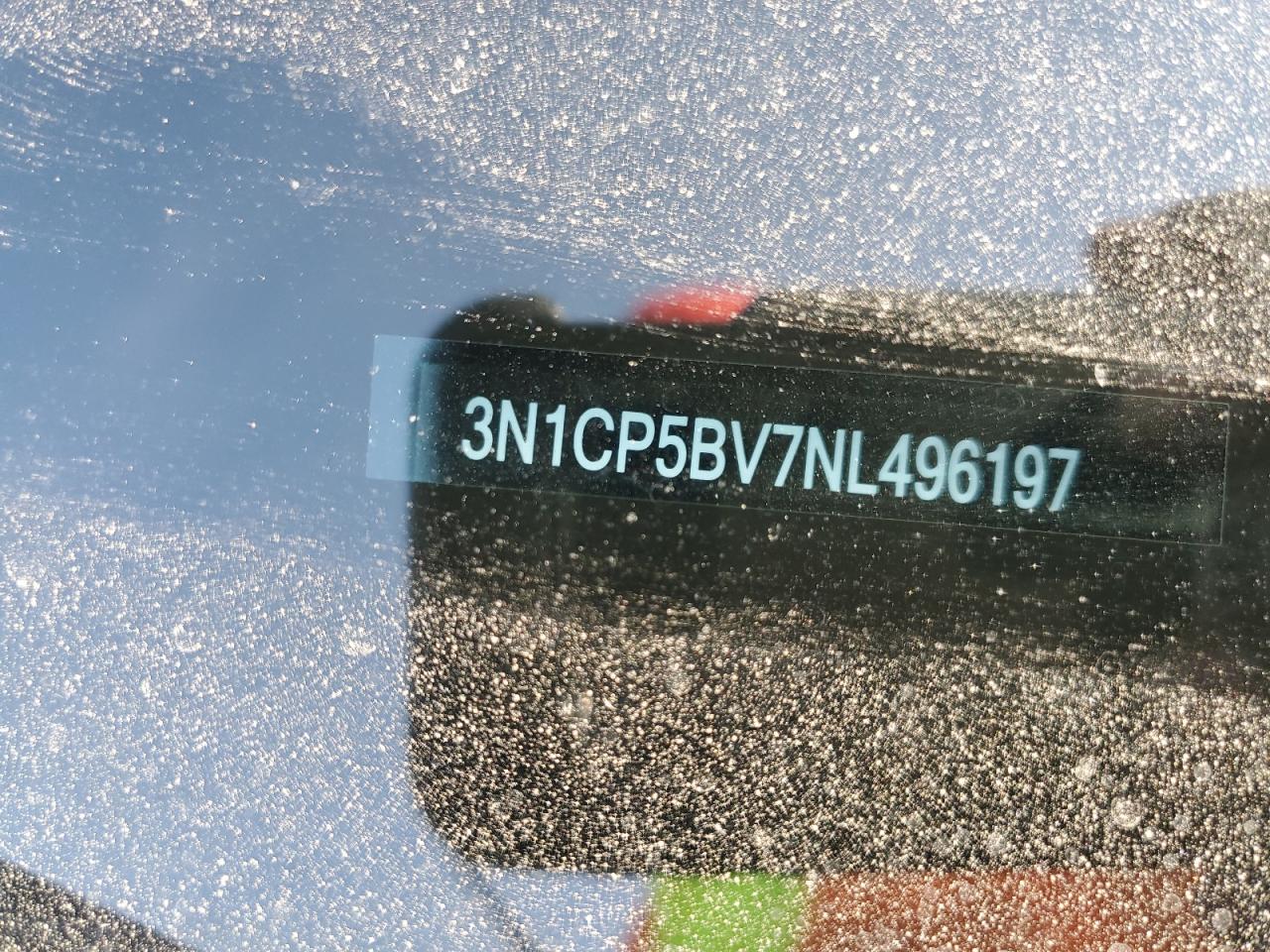 2022 NISSAN KICKS S VIN:3N1CP5BV7NL496197