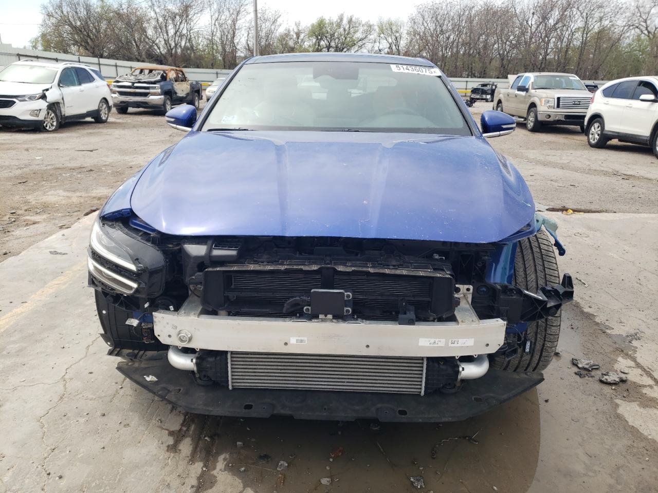 2022 GENESIS G70 BASE VIN:KMTG34TA2NU087158