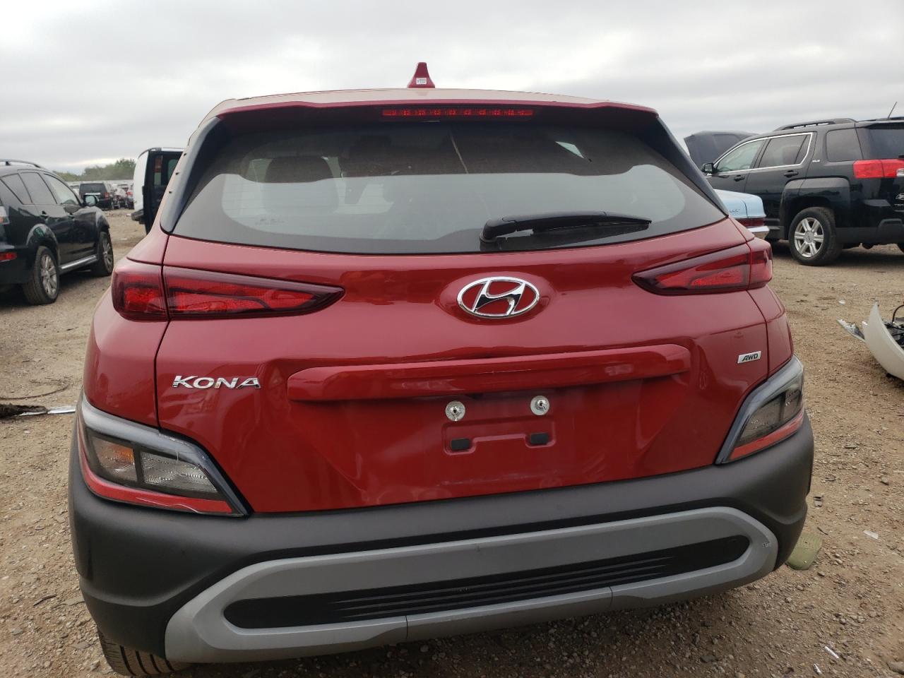 2022 HYUNDAI KONA SEL VIN:KM8K2CAB2NU794340
