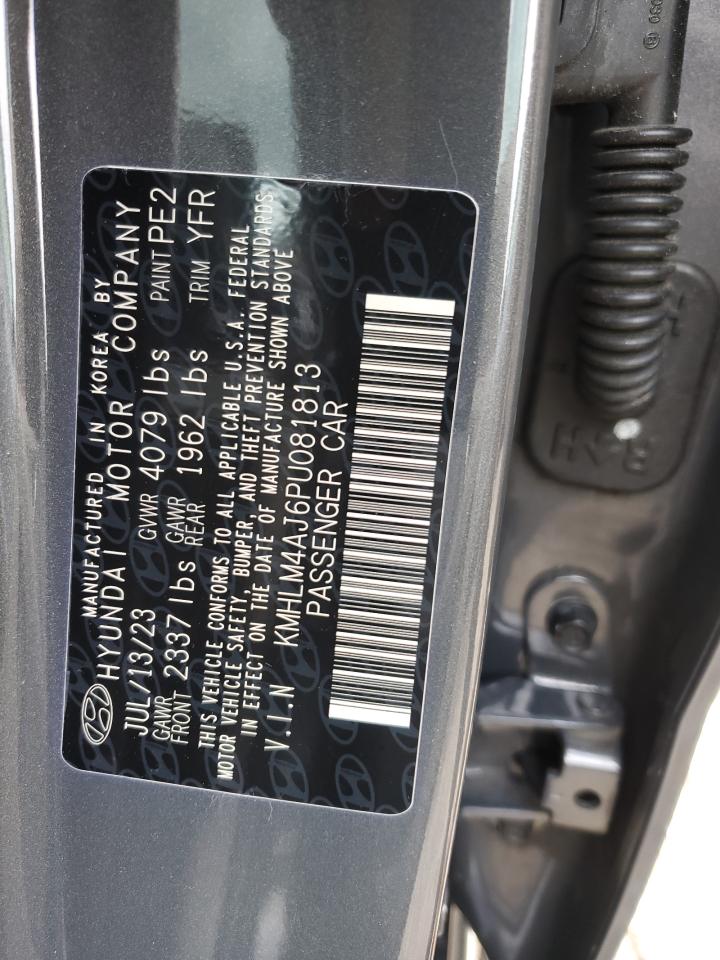 2023 HYUNDAI ELANTRA BLUE VIN:KMHLM4AJ6PU081813