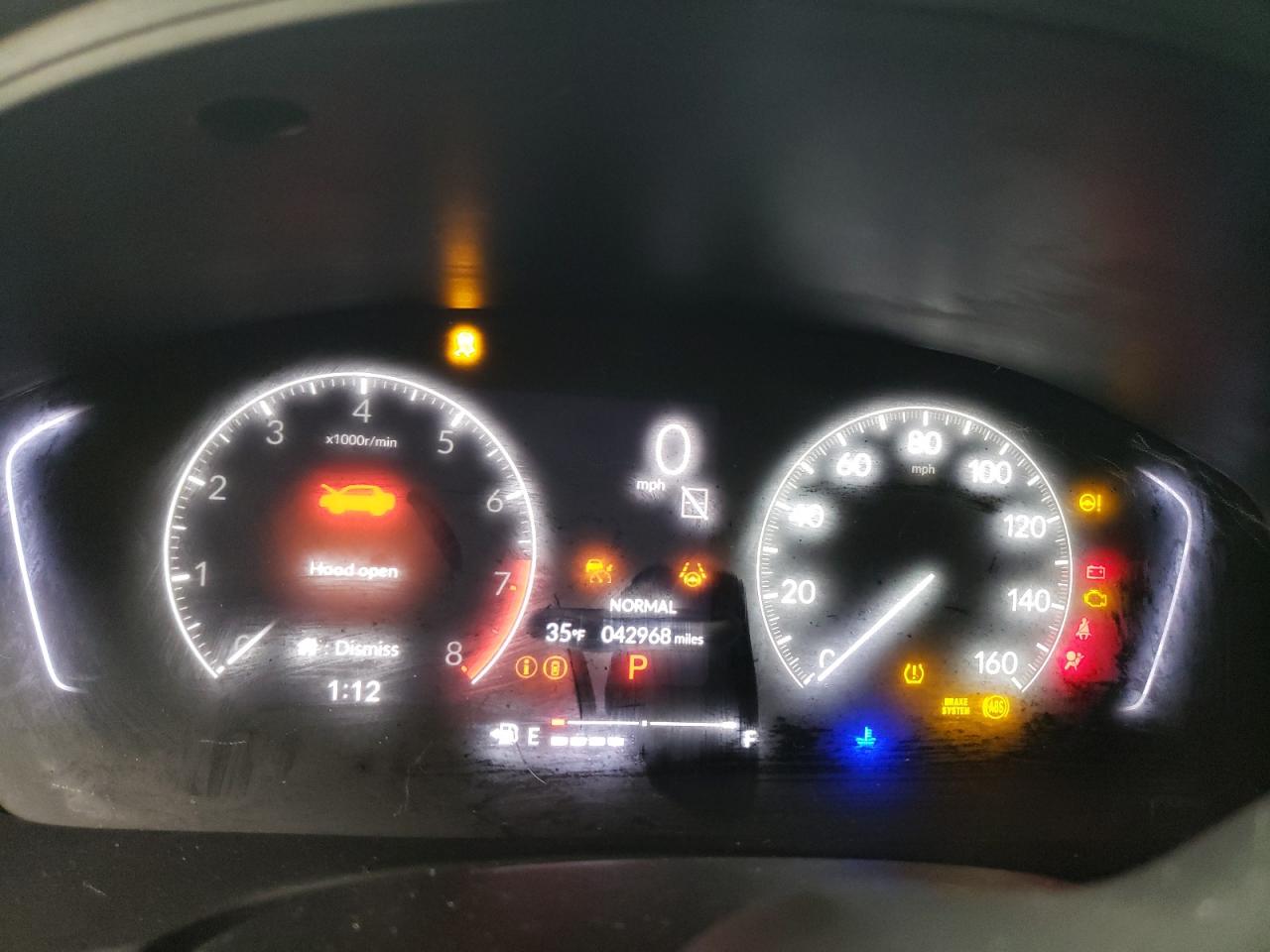 2022 HONDA CIVIC SPORT VIN:2HGFE2F58NH542252