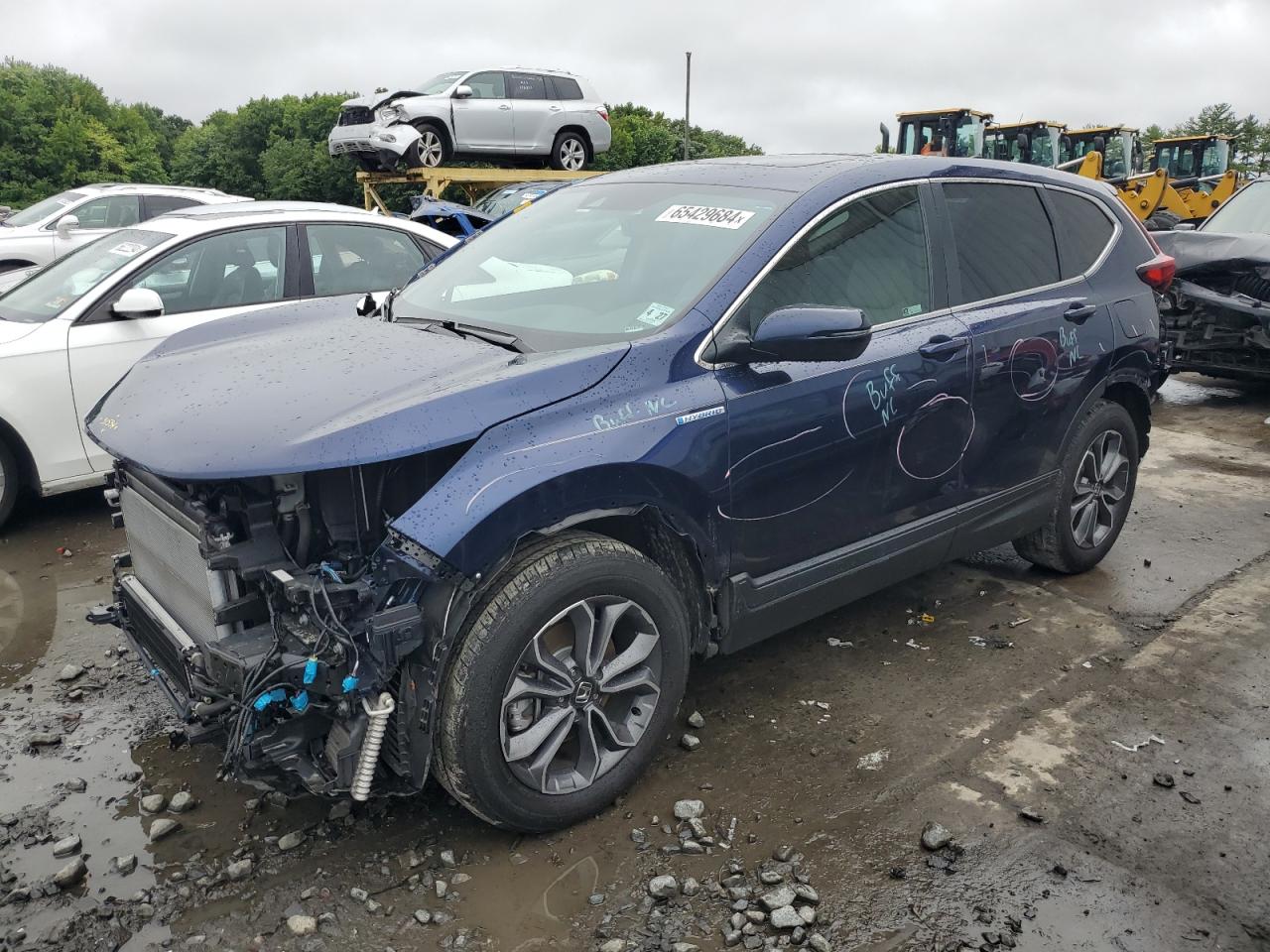 2022 HONDA CR-V EXL VIN:5J6RT6H89NL027497