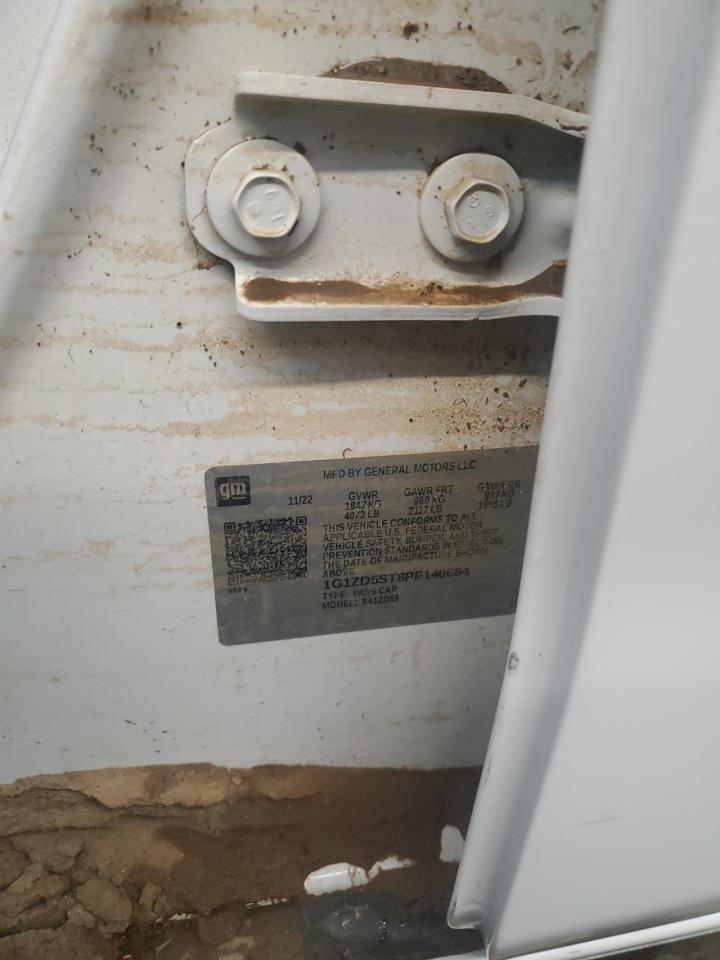 2023 CHEVROLET MALIBU LT VIN:1G1ZD5ST8PF140684