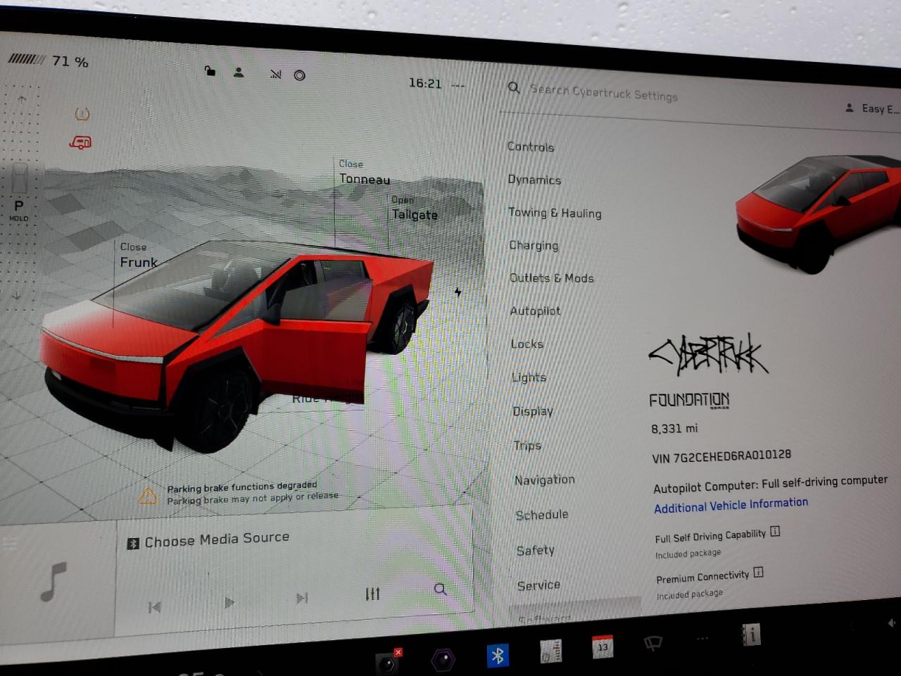 2024 TESLA CYBERTRUCK  VIN:7G2CEHED6RA010128