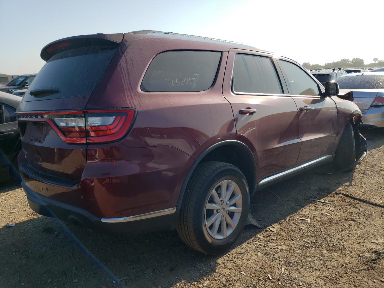 2023 DODGE DURANGO SXT VIN:1C4RDJAG9PC599745