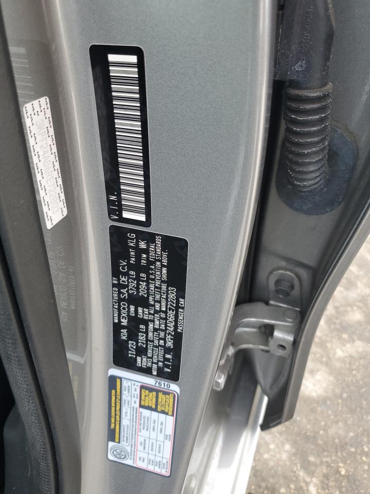 2024 KIA FORTE LX VIN:3KPF24AD6RE722803