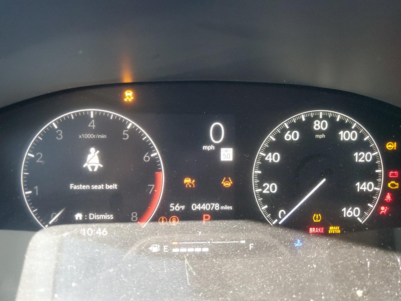 2023 HONDA CIVIC EXL VIN:19XFL1H79PE016126