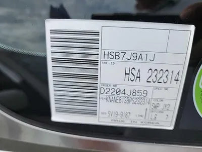 2022 Kia Carnival VIN: