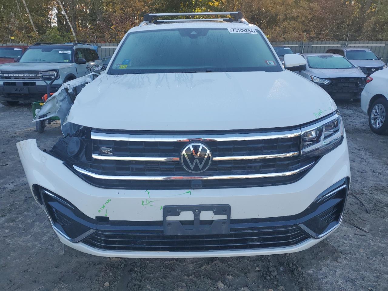2022 VOLKSWAGEN ATLAS SEL PREMIUM R-LINE VIN:1V2FR2CA9NC544131