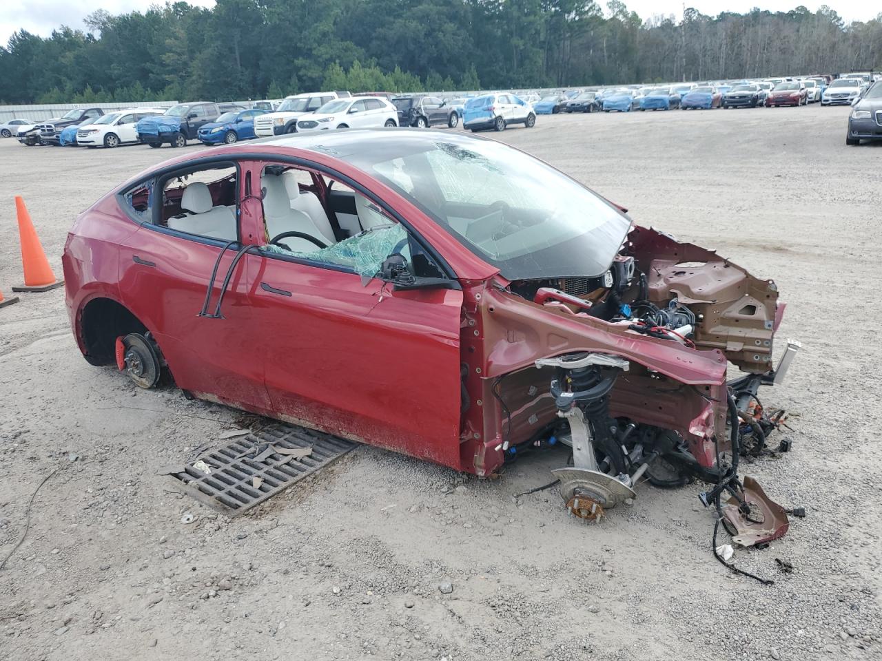 2022 TESLA MODEL Y  VIN:7SAYGDEF8NF455838