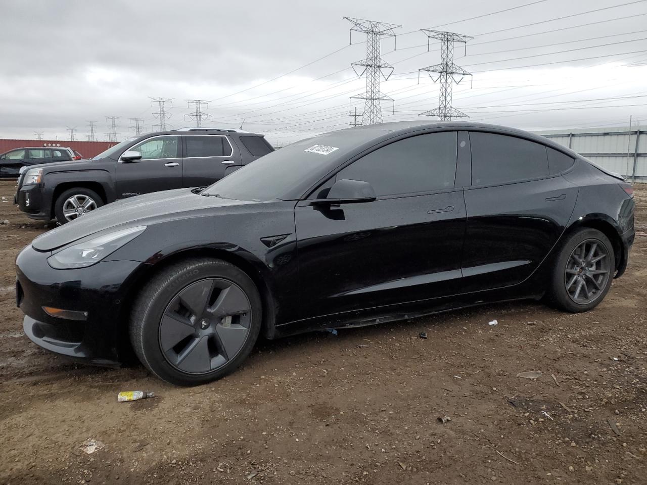 2022 TESLA MODEL 3  VIN:5YJ3E1EB7NF189771