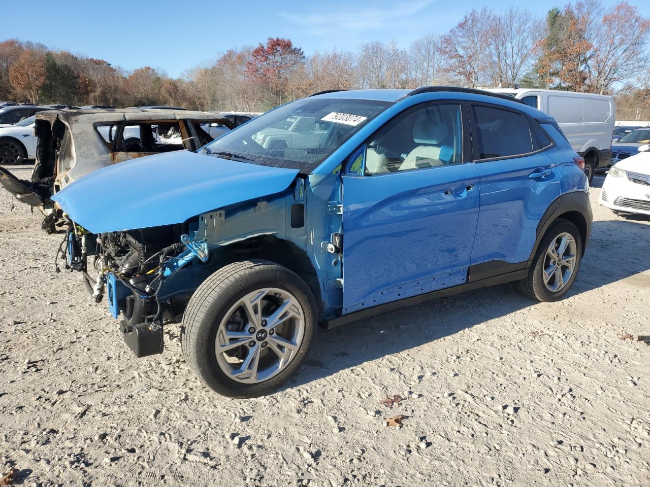 2022 HYUNDAI KONA SEL VIN:KM8K6CAB2NU820987
