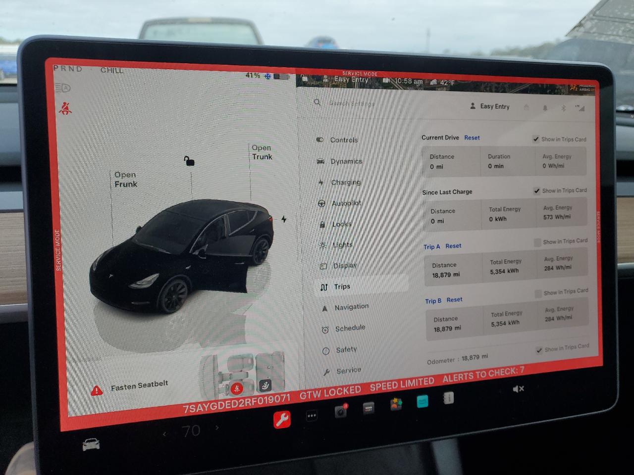 2024 TESLA MODEL Y  VIN:7SAYGDED2RF019071