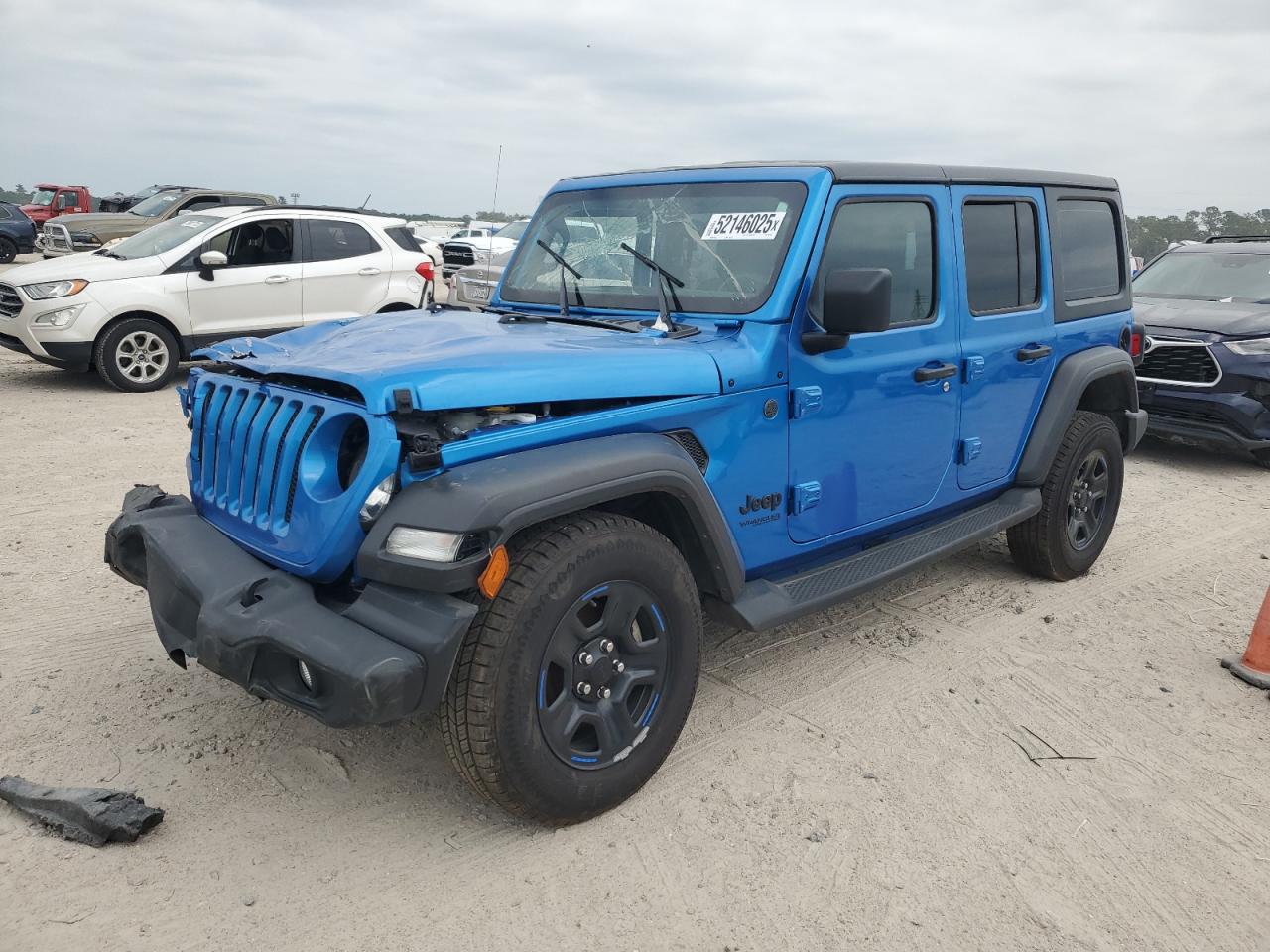 2022 JEEP WRANGLER UNLIMITED SPORT VIN:1C4HJXDN6NW232539