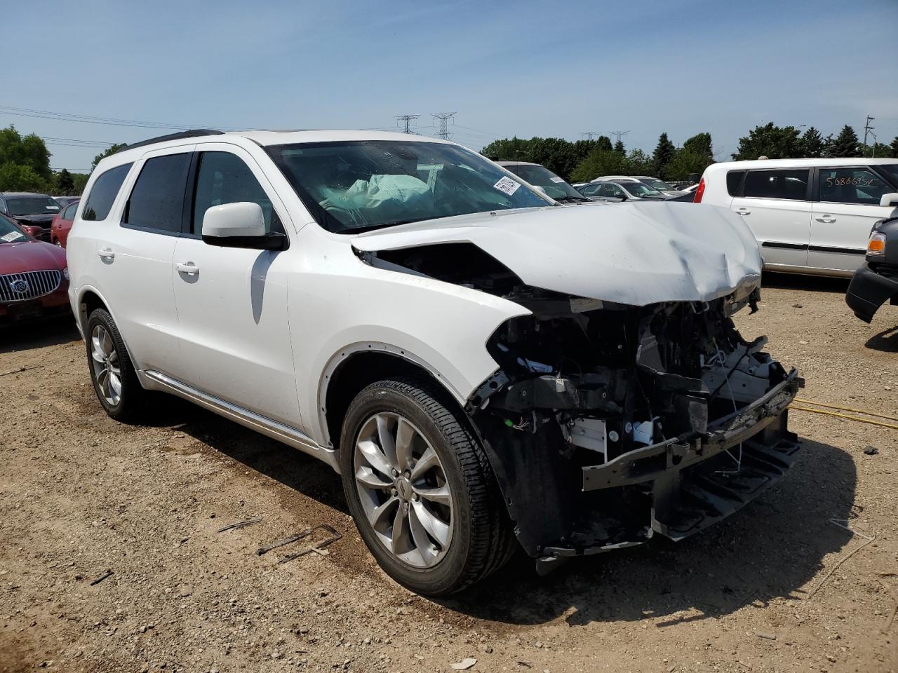 2022 DODGE DURANGO SXT VIN:1C4RDJAG9NC182008