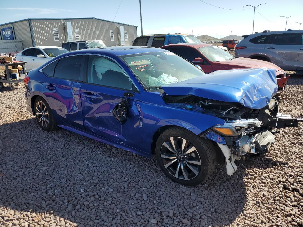 2022 HONDA CIVIC EX VIN:2HGFE1F73NH303610